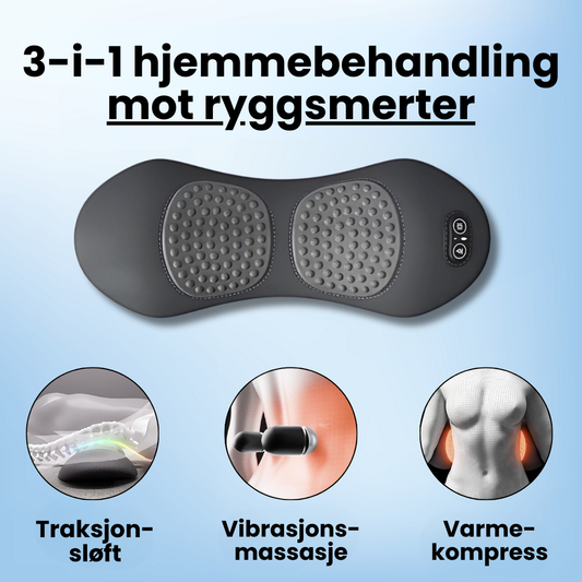 MykRygg - 3-i-1 ryggmassasjeapparat