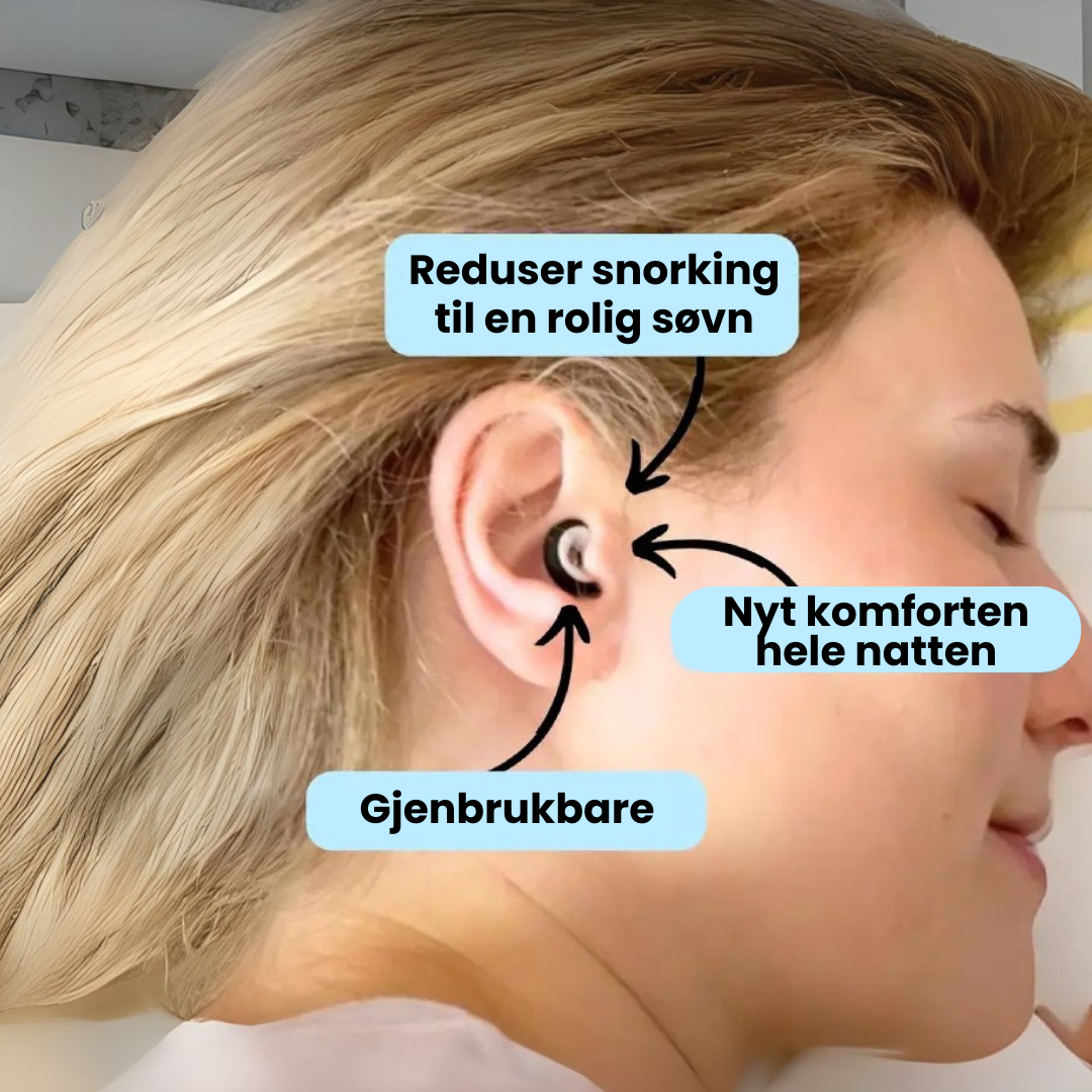 Stille - Ørepropper mot snorking